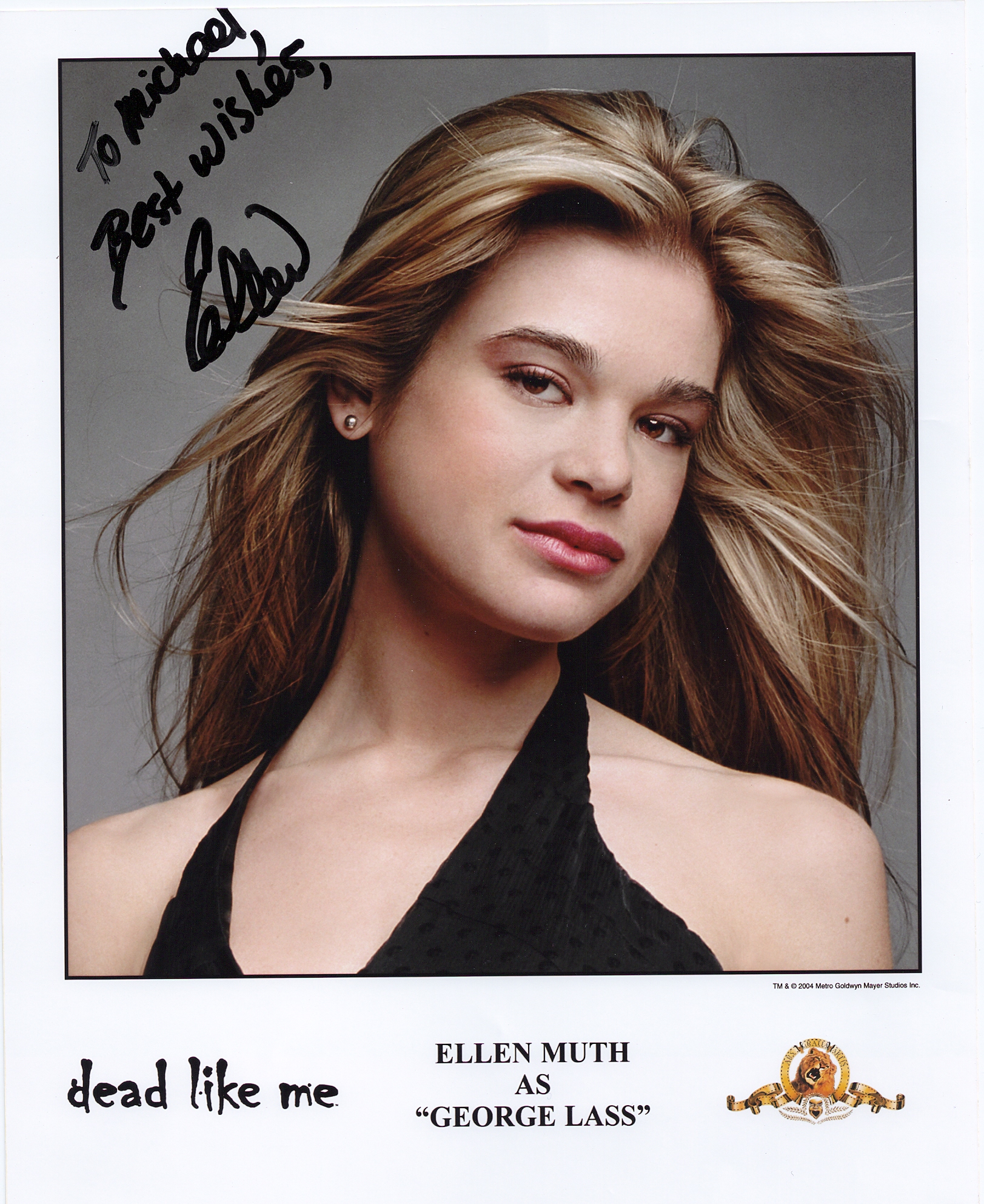 Ellen Muth, star of the Showtime TV series "Dead Like Me". 